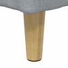 vidaXL Ottoman mit Stauraum Hellgrau 40 x 40 x 45 cm Stoff