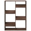 vidaXL B&uuml;cherregal Braun Eichen-Optik 100x33x135 cm Holzwerkstoff