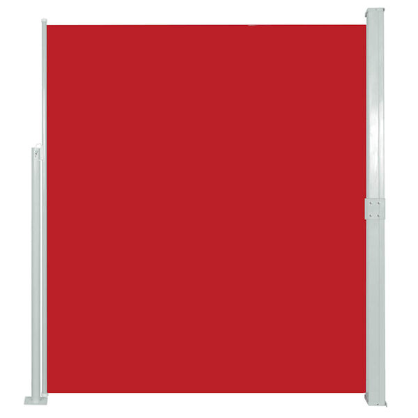 vidaXL Ausziehbare Seitenmarkise 160x500 cm Rot