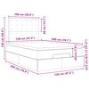 vidaXL Ottoman-Bett mit Matratzen Dunkelblau 120x200 cm Samt