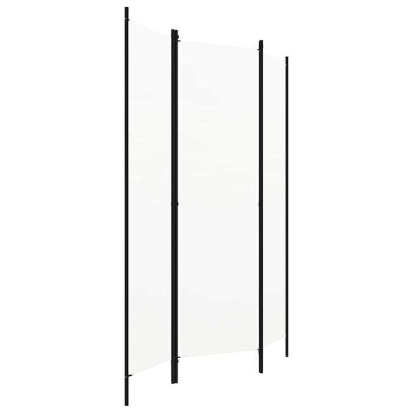 vidaXL 3-tlg. Raumteiler Wei&szlig; 150x180 cm