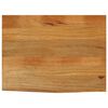 vidaXL Tischplatte mit Baumkante 90x60x2,5 cm Massivholz Mango