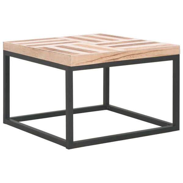 vidaXL Couchtisch 50×50×33,5 cm Massivholz