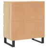 vidaXL Sideboard Sonoma-Eiche 60x35x70 cm Holzwerkstoff