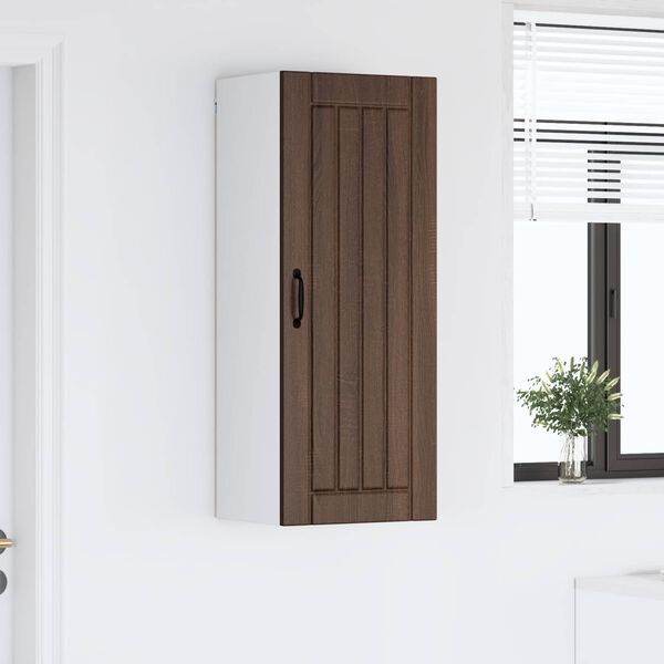 vidaXL K&uuml;chenschrank Braun Eichen-Optik 40 x 31 x 100 cm Holzwerkstoff