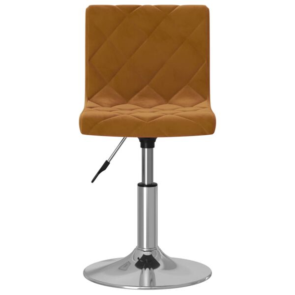 vidaXL Barhocker Braun Samt
