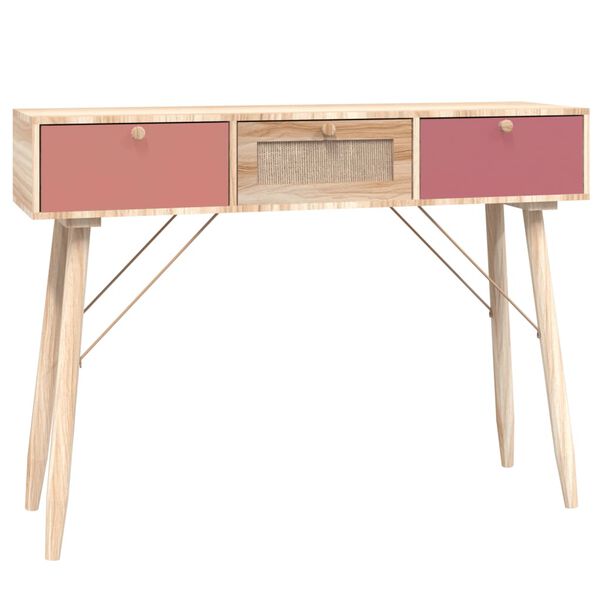 vidaXL Konsolentisch mit Schubladen 105x30x75 cm Holzwerkstoff