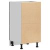 vidaXL K&uuml;chenunterschrank Schwarz Eichen-Optik 40 x 46 x 81.5 cm