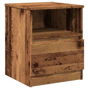 vidaXL Nachttisch Altholz-Optik 40x40x50 cm Holzwerkstoff