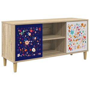 vidaXL TV-Schrank MAINZ 102 x 33 x 50 cm Sonoma Holzwerkstoff