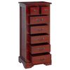 vidaXL Kommode Braun 45 x 35 x 100,5 cm Massives Mahagoni Holz