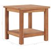 vidaXL Couchtisch 45x45x45 cm Massivholz Teak