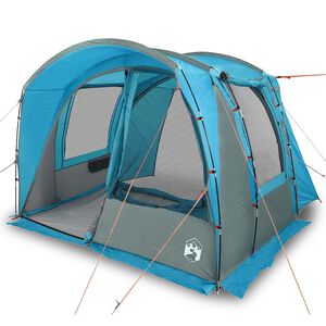 vidaXL Autozelt 4 Personen Blau Wasserfest