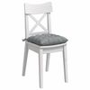 vidaXL Sitzkissen 4 pcs Hellgrau 40 x 40 x 6 cm Stoff