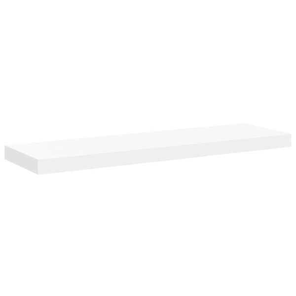 vidaXL Schweberegal Wei&szlig; 80x23,5x3,8 cm MDF