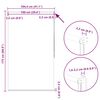 vidaXL Verdunklungsrollo 100x175 cm Grau