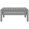 vidaXL 9-tlg. Garten-Lounge-Set Grau Kiefer Massivholz