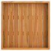 vidaXL Serviertablett 50x50 cm Massivholz Teak