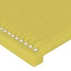 vidaXL LED Kopfteil Gr&uuml;n 144x5x78/88 cm Stoff