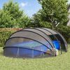 vidaXL Poolzelt Kuppel Transparent 538 x 440 x 204 cm
