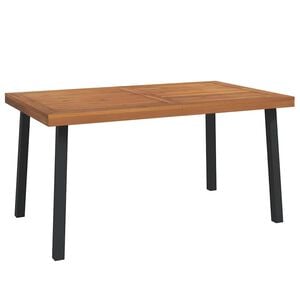 vidaXL Gartentisch 150x90x75 cm Massivholz Akazie