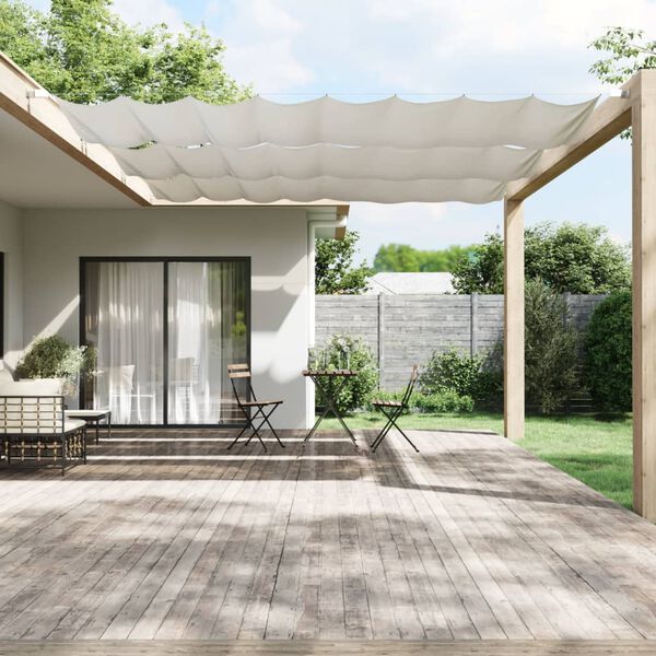 vidaXL Senkrechtmarkise Wei&szlig; 140x1200 cm Oxford-Gewebe