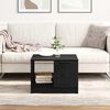 vidaXL Couchtisch Schwarze Eiche 50 x 50 x 36 cm Holzwerkstoff