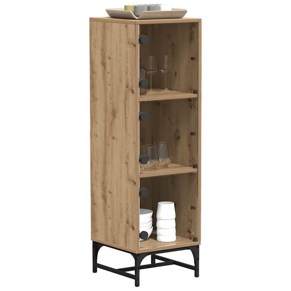 vidaXL Sideboard Artisan-Eiche 35 x 37 x 117 cm