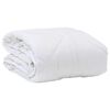 vidaXL Sommerdecke Wei&szlig; 220 x 135 x 3 cm Polyester