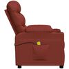 vidaXL Massagesessel Weinrot Kunstleder