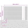 vidaXL Zaun mit Pfosten Gr&uuml;n 1,2 x 25 m Stahl und PVC