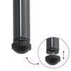 vidaXL Garten Essgruppe 3 pcs Schwarz und Anthrazit Poly-Rattan