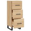 vidaXL Sideboard Sonoma-Eiche 34,5x34x90 cm Holzwerkstoff