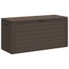 vidaXL Gartentruhe Braun 116x44x55 cm