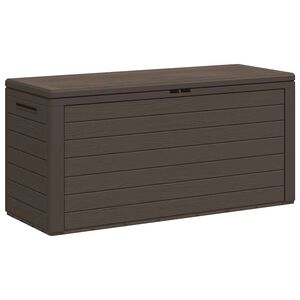 vidaXL Gartentruhe Braun 116x44x55 cm