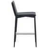 vidaXL 3-tlg. Bar-Set Kunstleder Schwarz