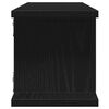 vidaXL Wandregale 2Stk. Schwarz Eichen-Optik 105x18x20cm Holzwerkstoff