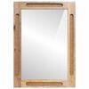 vidaXL Badezimmer Spiegel Braun 50 x 70 x 3 cm Massivholz Mango