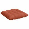 vidaXL Sitzkissen 4 pcs Rot-Orange 40 x 40 x 6 cm Cordstoff