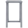 vidaXL 3-tlg. Garten-Bar-Set Grau Massivholz Akazie