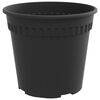 vidaXL Blument&ouml;pfe 24 pcs Schwarz &Oslash; 17 x 14 cm Kunststoff
