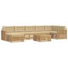 vidaXL Outdoor-Sofagarnitur 8 Stk. Wei&szlig; und Beige