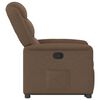 vidaXL Relaxsessel mit Aufstehhilfe Braun Stoff