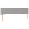 vidaXL Boxspringbett mit Matratze Hellgrau 120x190 cm Stoff