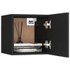 vidaXL 7-tlg. TV-Schrank-Set Schwarz Holzwerkstoff