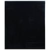 vidaXL Fensterfolie Statisch Matt Schwarz 45x2000 cm PVC