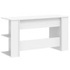 vidaXL Schreibtisch Wei&szlig; 140x50x75 cm Holzwerkstoff