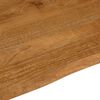 vidaXL Tischplatte mit Baumkante 90x80x2,5 cm Massivholz Mango