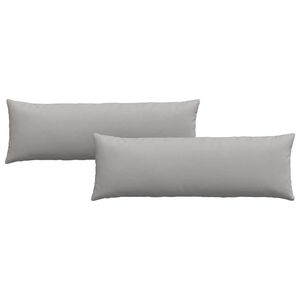 vidaXL Sofakissen 2 pcs Wolkengrau 120 x 40 cm Stoff