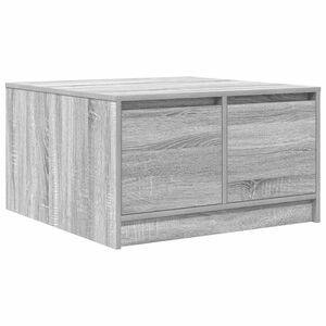 vidaXL Couchtisch mit Schubladen Grau Sonoma 70,5x70x40 cm